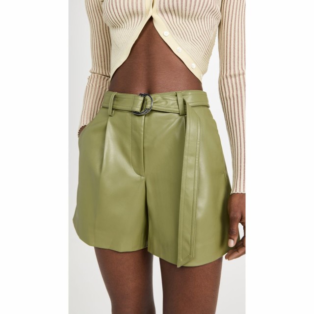 レベッカ テイラー Rebecca Taylor レディース ショートパンツ ボトムス・パンツ Vegan Leather Belted Shorts Manzanilla