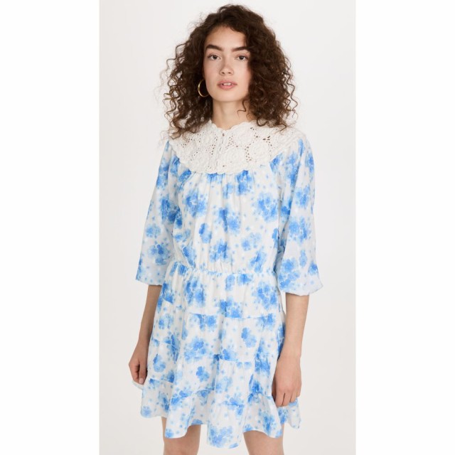 リキソ RIXO レディース ワンピース ワンピース・ドレス Tatiana Dress Blue Victoria Floral