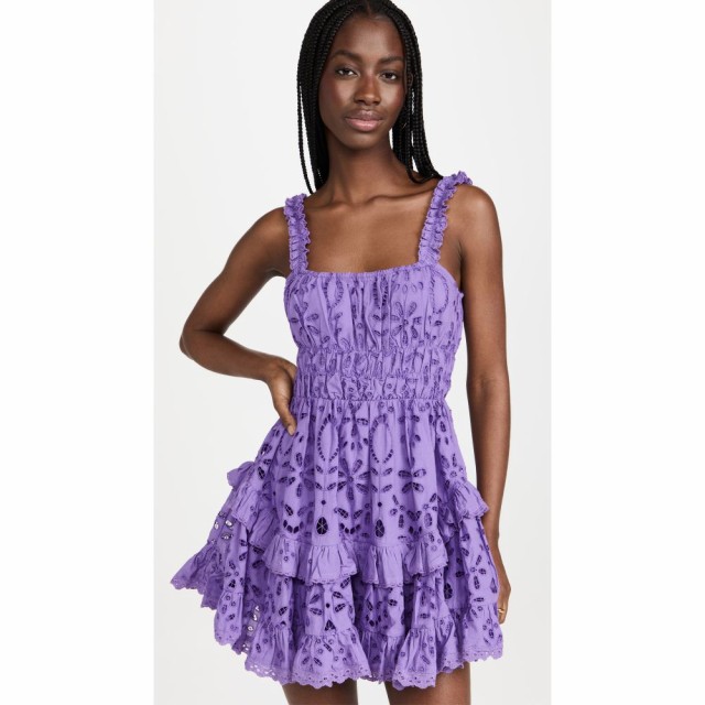 ロココ ROCOCO SAND レディース ワンピース ワンピース・ドレス Moss Short Dress Violet