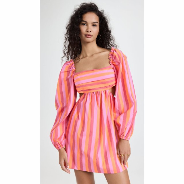 レベッカ ヴァランス Rebecca Vallance レディース ワンピース ミニ丈 ワンピース・ドレス Mimi Mini Dress Sunset Stripe