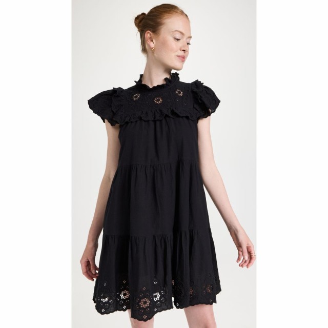 シー Sea レディース ワンピース チュニック ワンピース・ドレス Tunic Dress Black