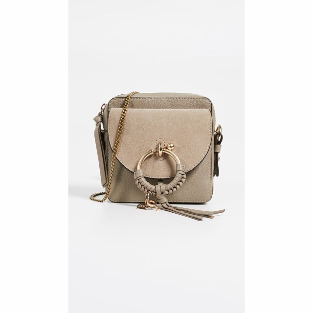 クロエ See by Chloe レディース ショルダーバッグ バッグ Joan Mini Crossbody Bag Motty Grey