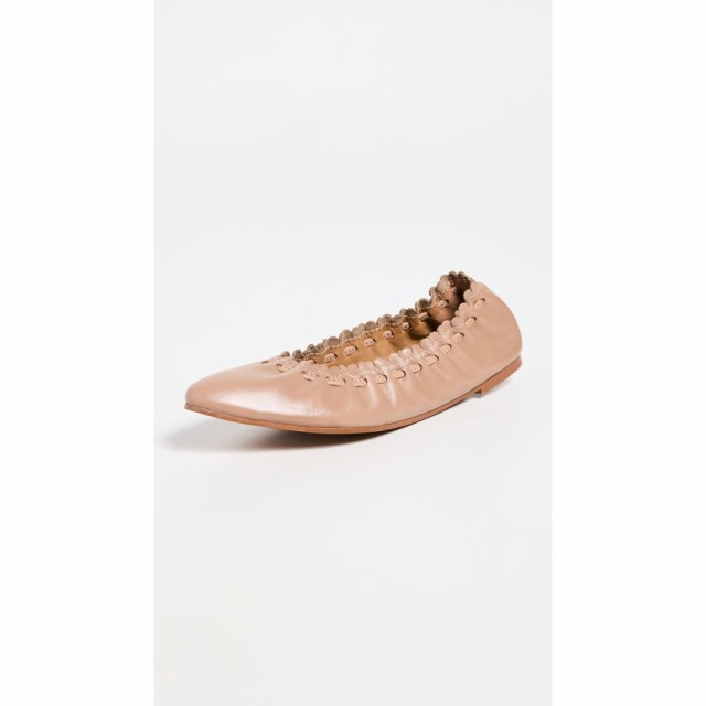 クロエ See by Chloe レディース スリッポン・フラット シューズ・靴 Jane Point Ballet Flats Light Beige