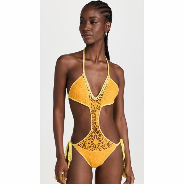 ソリッドandストライプ Solid and Striped レディース ワンピース 水着・ビーチウェア The Marina One Piece Swimsuit Butterscotch