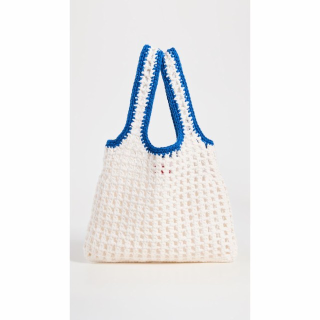 ソリッドandストライプ Solid and Striped レディース トートバッグ バッグ The Mini Crochet Tote Marshmallow