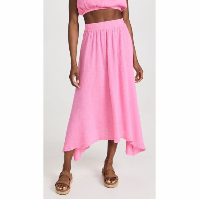 ステートサイド Stateside レディース ひざ丈スカート スカート Gauze Drape Skirt Cotton Candy