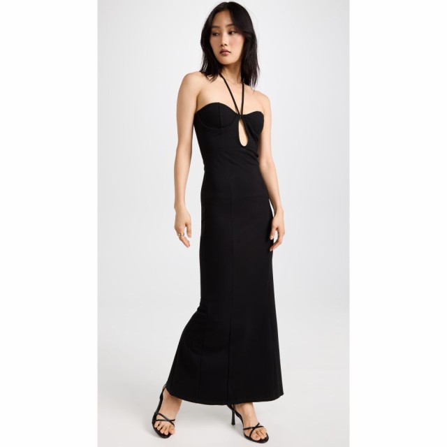 スタウド STAUD レディース ワンピース ワンピース・ドレス Bardot Dress Black