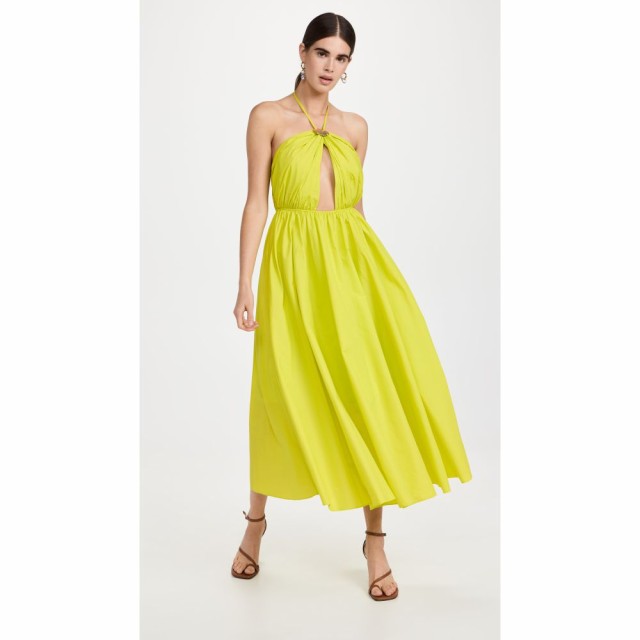 スタウド STAUD レディース ワンピース ワンピース・ドレス Danielle Dress Electric Lime