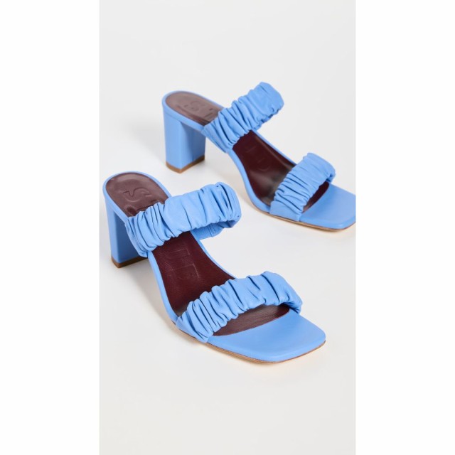 スタウド STAUD レディース サンダル・ミュール シューズ・靴 Frankie Ruched Sandals Azure