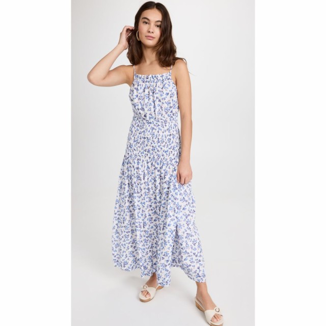 サンドリー SUNDRY レディース ワンピース マキシ丈 ワンピース・ドレス Ditzy Smocked Maxi Dress Serenity