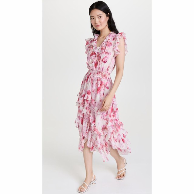 ミサ MISA レディース ワンピース ワンピース・ドレス Dakota Dress Abstract Rose Flora