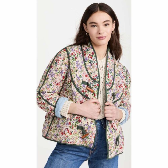 ザ グレート THE GREAT. レディース ジャケット アウター The Reversible Toggle Jacket Cream Fresh Water Floral