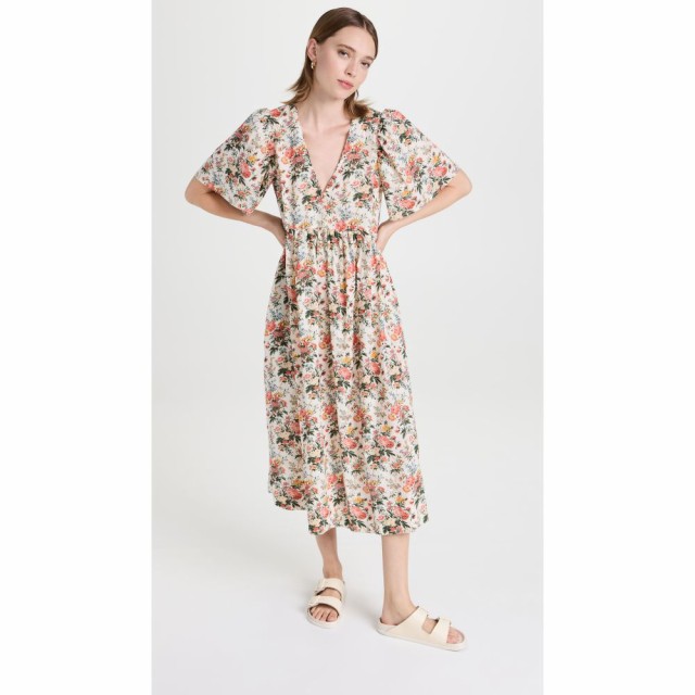 ザ グレート THE GREAT. レディース ワンピース ワンピース・ドレス The Wish Dress Cream Enchanted Floral