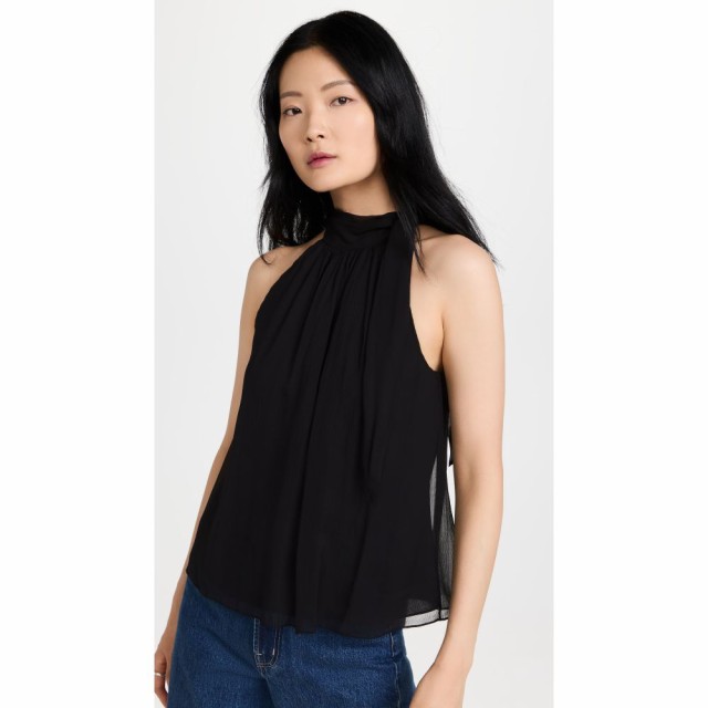 セオリー Theory レディース トップス Halter Bow Top Black