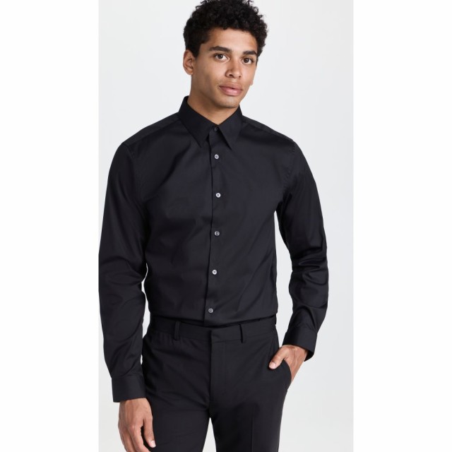 セオリー Theory メンズ シャツ トップス Sylvain Wealth Dress Shirt Black