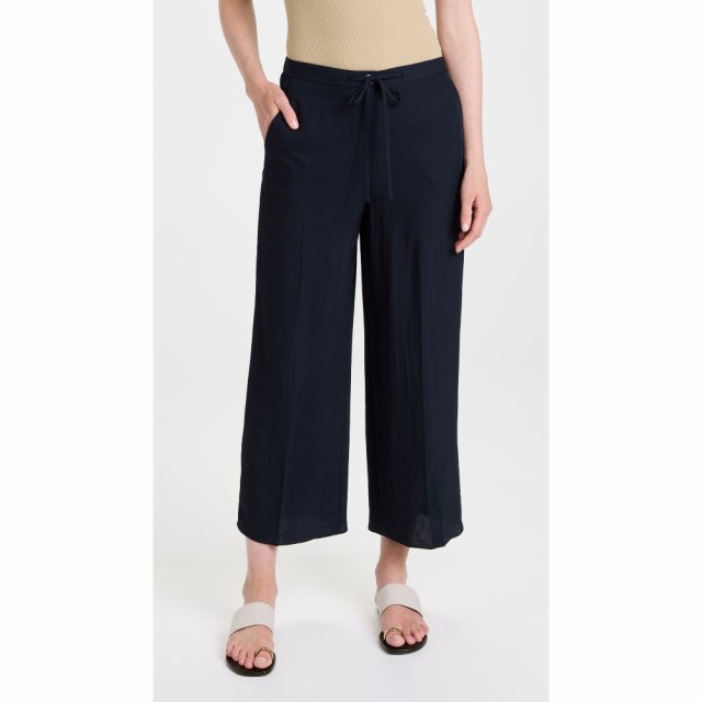 セオリー Theory レディース クロップド ワイドパンツ ボトムス・パンツ Wide Crop Pants Navy