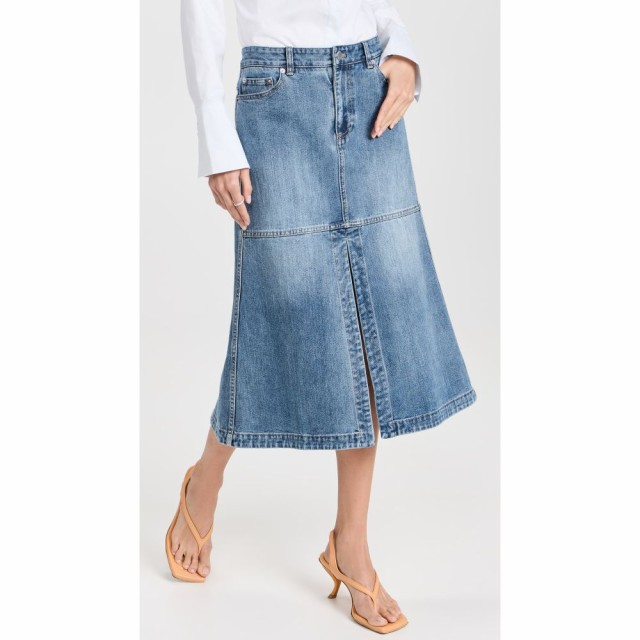 ティビ Tibi レディース スカート デニム Classic Wash Denim Skirt Classic Blue