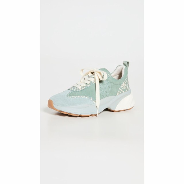 トリー バーチ Tory Burch レディース スニーカー シューズ・靴 Good Luck Trainers Blue Celadon/New Cream