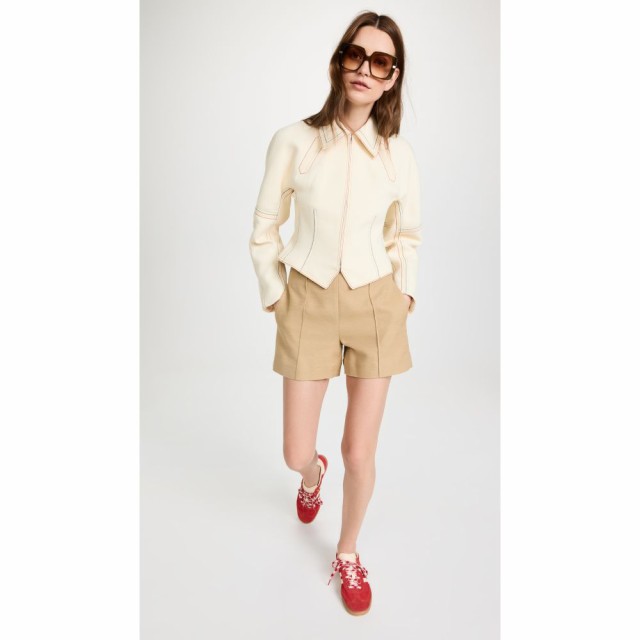 トリー バーチ Tory Burch レディース ジャケット アウター Cotton Twill Jacket French Cream