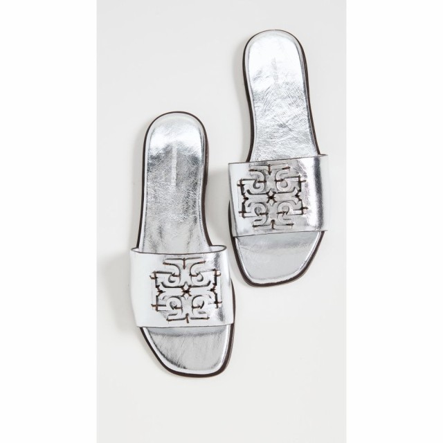 トリー バーチ Tory Burch レディース サンダル・ミュール シューズ・靴 Ines Slides Silver