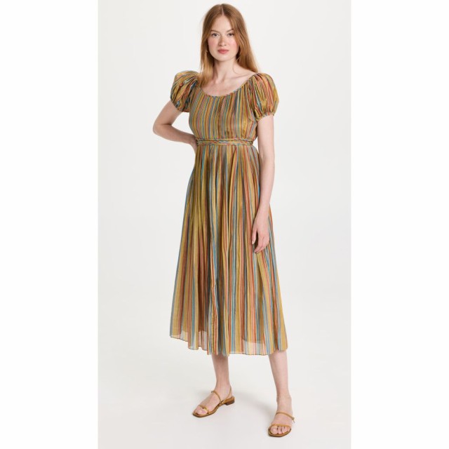 トリー バーチ Tory Burch レディース ワンピース ワンピース・ドレス Pleated Dress Multi Stripe