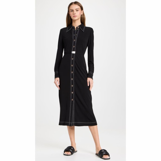 トリー バーチ Tory Burch レディース ワンピース ポロ ワンピース・ドレス Jersey Knit Polo Dress Black