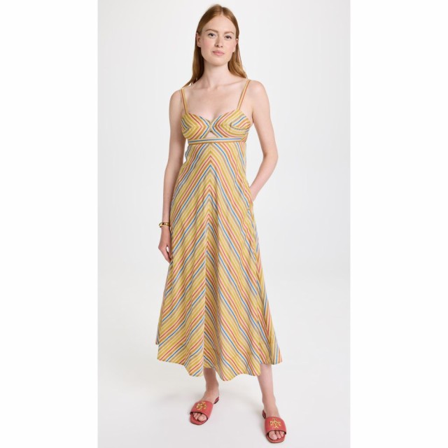 トリー バーチ Tory Burch レディース ワンピース ワンピース・ドレス Claire Stripe Cutout Dress Multi