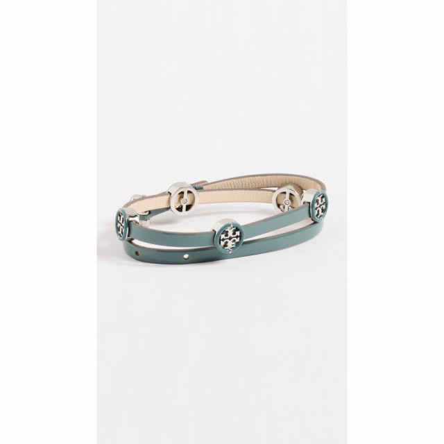 トリー バーチ Tory Burch レディース ブレスレット ジュエリー・アクセサリー Miller Enamel Double-Wrap Bracelet Tory Silver/Artic/F