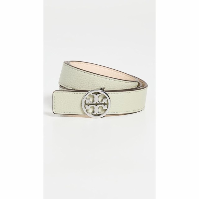 トリー バーチ Tory Burch レディース ベルト Miller Belt Pine Frost/New Cream/Silver