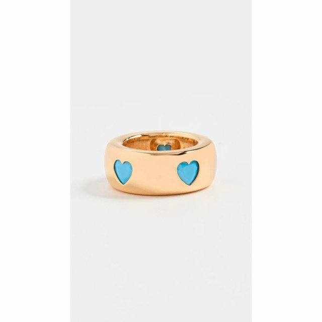 タイムレス パーリー Timeless Pearly レディース 指輪・リング ジュエリー・アクセサリー Gold Plated Band Ring with Crystal Hearts G