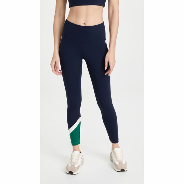 トリー バーチ Tory Sport レディース スパッツ・レギンス インナー・下着 High-Rise Chevron Leggings Tory Navy/Evergreen