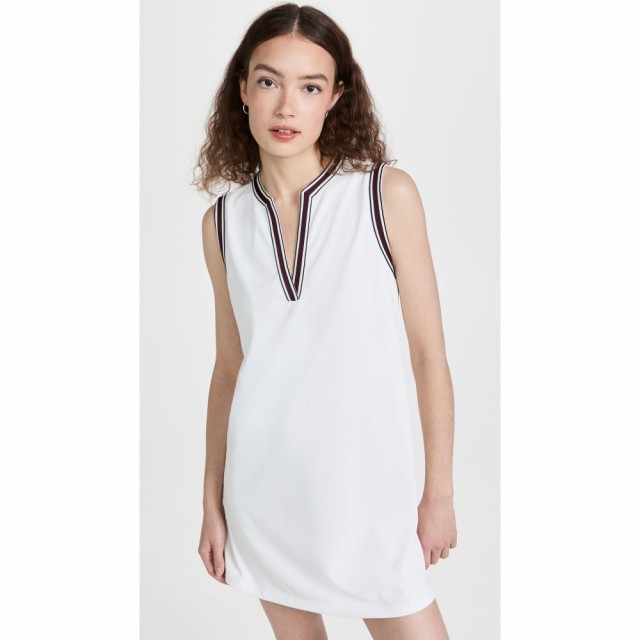 トリー バーチ Tory Sport レディース ワンピース ノースリーブ チュニック ワンピース・ドレス Sleeveless Tunic Dress Snow White/Wine