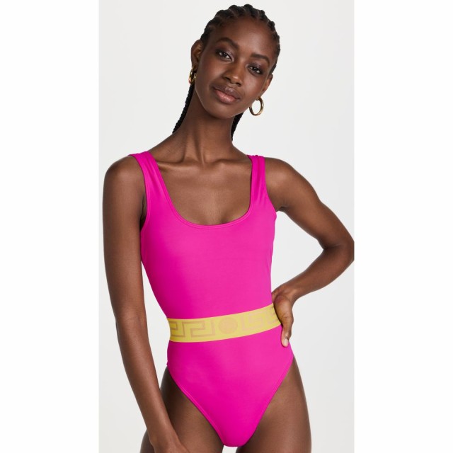 ヴェルサーチェ Versace レディース ワンピース 水着・ビーチウェア Vita One Piece Swimsuit Fuxia/Yellow