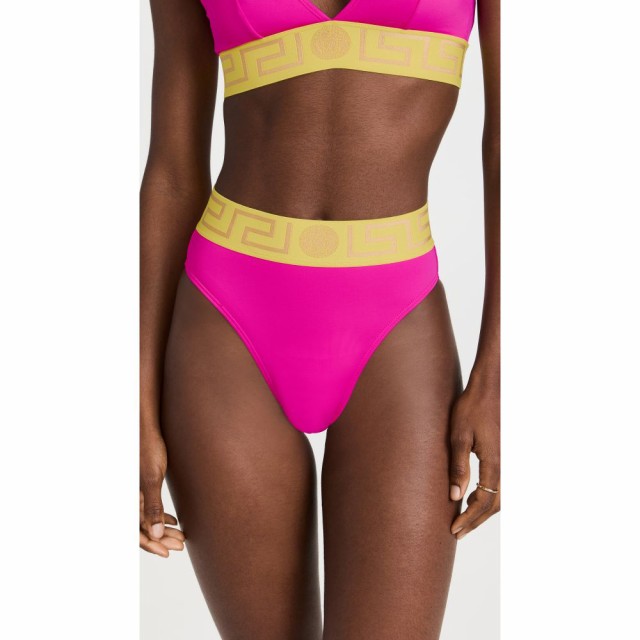 ヴェルサーチェ Versace レディース ボトムのみ 水着・ビーチウェア Brazilian Bikini Bottoms Fuxia/Yellow