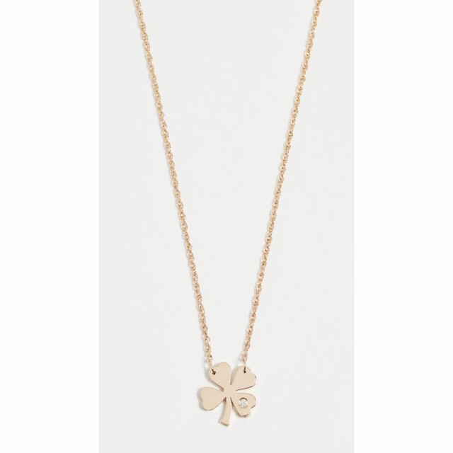 ジェニファーズーナー Jennifer Zeuner Jewelry レディース ネックレス ジュエリー・アクセサリー Clover Necklace with Diamond Gold