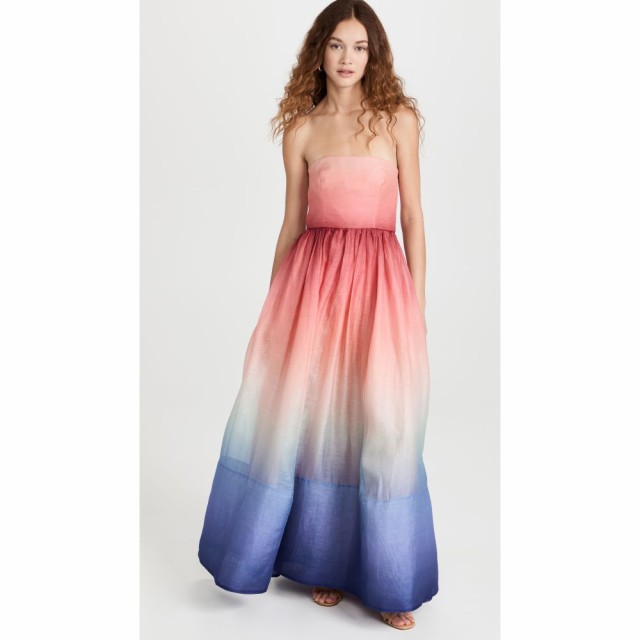 ジマーマン Zimmermann レディース ワンピース ミドル丈 ワンピース・ドレス Postcard Strapless Midi Dress Ombre Dawn