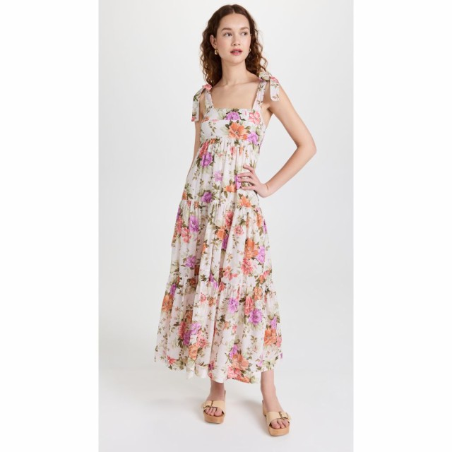 ジマーマン Zimmermann レディース ワンピース ワンピース・ドレス Pattie Tie Shoulder Dress Cream Floral