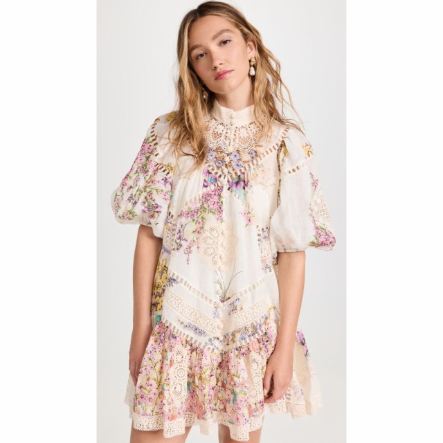 ジマーマン Zimmermann レディース ワンピース ミニ丈 ワンピース・ドレス Jude Spliced Trim Mini Dress Spliced