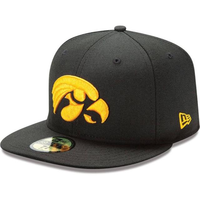 ギフト ニューエラ New Era メンズ キャップ 帽子 Iowa Hawkeyes Black 59fifty Fitted Hat ファッション 通販サイト Intech Medical Com