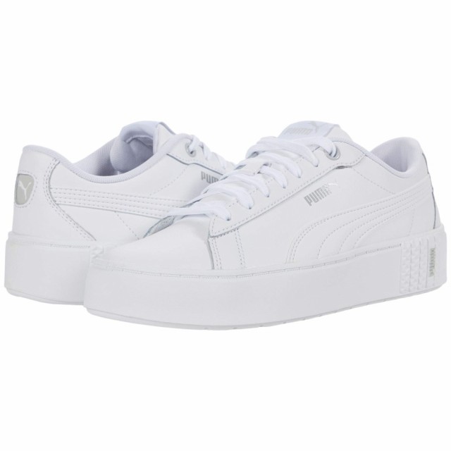 プーマ PUMA レディース スニーカー シューズ・靴 Smash Platform V2 L Puma White/Puma White