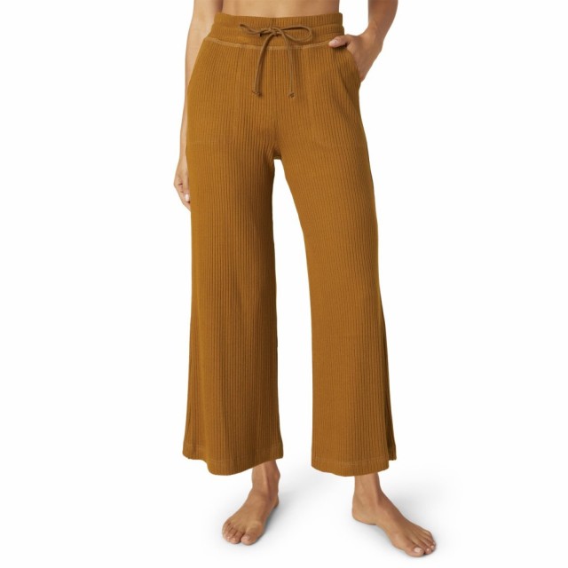 購入銀座 ビヨンドヨガ Beyond Yoga レディース クロップド ワイドパンツ ボトムス・パンツ Free Flow Wide Leg  Cropped Pants Clove Brown 日本初の公式オンライン -intech-medical.com