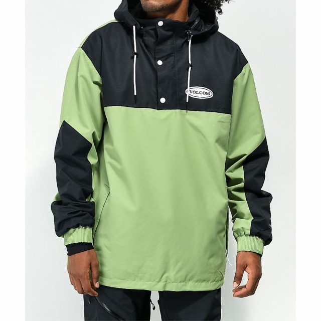 ボルコム Volcom メンズ スキー・スノーボード アノラック ジャケット アウター Longo Green 10K Anorak Snowboard Jacket Green