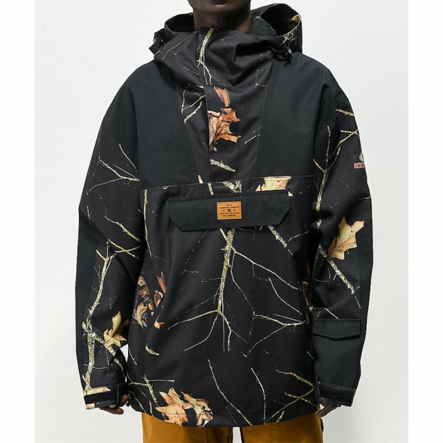 ディーシー DC メンズ スキー・スノーボード アノラック ジャケット アウター x Mossy Oak 43 Camo 10K Anorak Snowboard Jacket Black