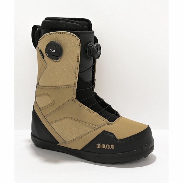 サーティーツー ThirtyTwo メンズ スキー・スノーボード ブーツ シューズ・靴 STW Double Boa Khaki Snowboard Boots 2022 Beige/khaki