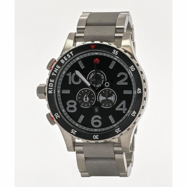 ニクソン Nixon Watches メンズ 腕時計 クロノグラフ Nixon x Independent 51-30 Silver Chronograph Watch Silver