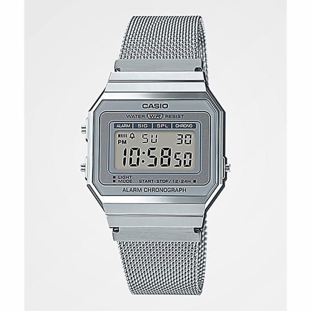 特別価格 カシオ Casio レディース 腕時計 デジタルウォッチ Casio 00wm 7avt Vintage Silver Digital Watch Silver おしゃれ Www Icamek Org