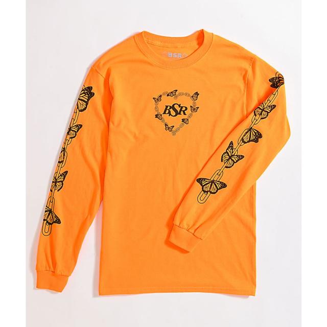 楽ギフ 包装 バイサミーライアン By Samii Ryan レディース 長袖tシャツ Lockdown トップス Lockdown 長袖tシャツ Orange Samii Long Sleeve T Shirt Orange インナー スタイルスクエア Dff79eaa Otomasyonburada Com