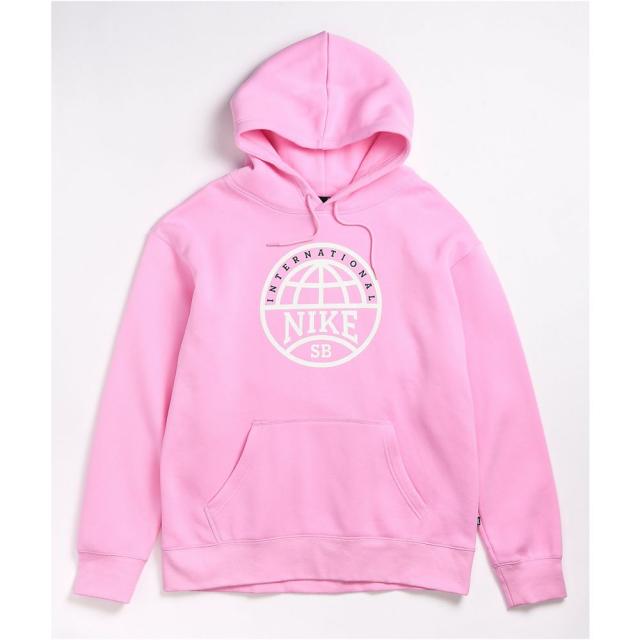 ナイキ Nike Sb メンズ パーカー トップス Pink White And お買い得品 Graphic Hoodie Pink