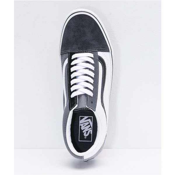 オーダー受付中 ヴァンズ VANS レディース スケートボード シューズ・靴 Vans Old Skool Mix and Match Black. White and Grey Skate Shoes Black