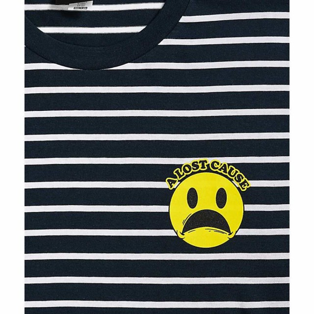 国産最新品 アロストコーズ Lost Cause Good Times Navy and White Stripe Long Sleeve T-Shirt Navyの通販はau PAY マーケット - フェルマート|商品ロットナンバー:474489088 A LOST CAUSE メンズ 長袖Tシャツ トップス A 即納正規品